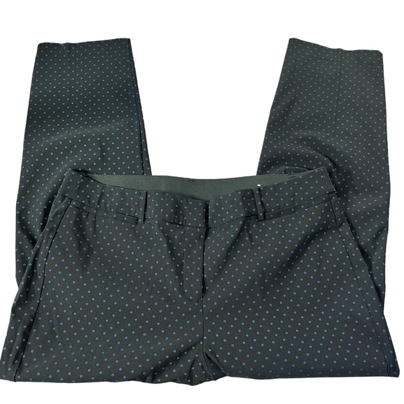 NWT Lane Bryant Blue and Black Polka Dots Striped Business Casual Pants Size‎ 18 - Picture 6 of 6